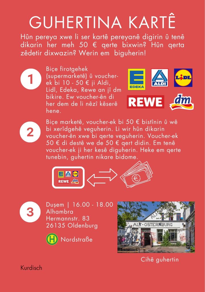 Flyer Kurdisch